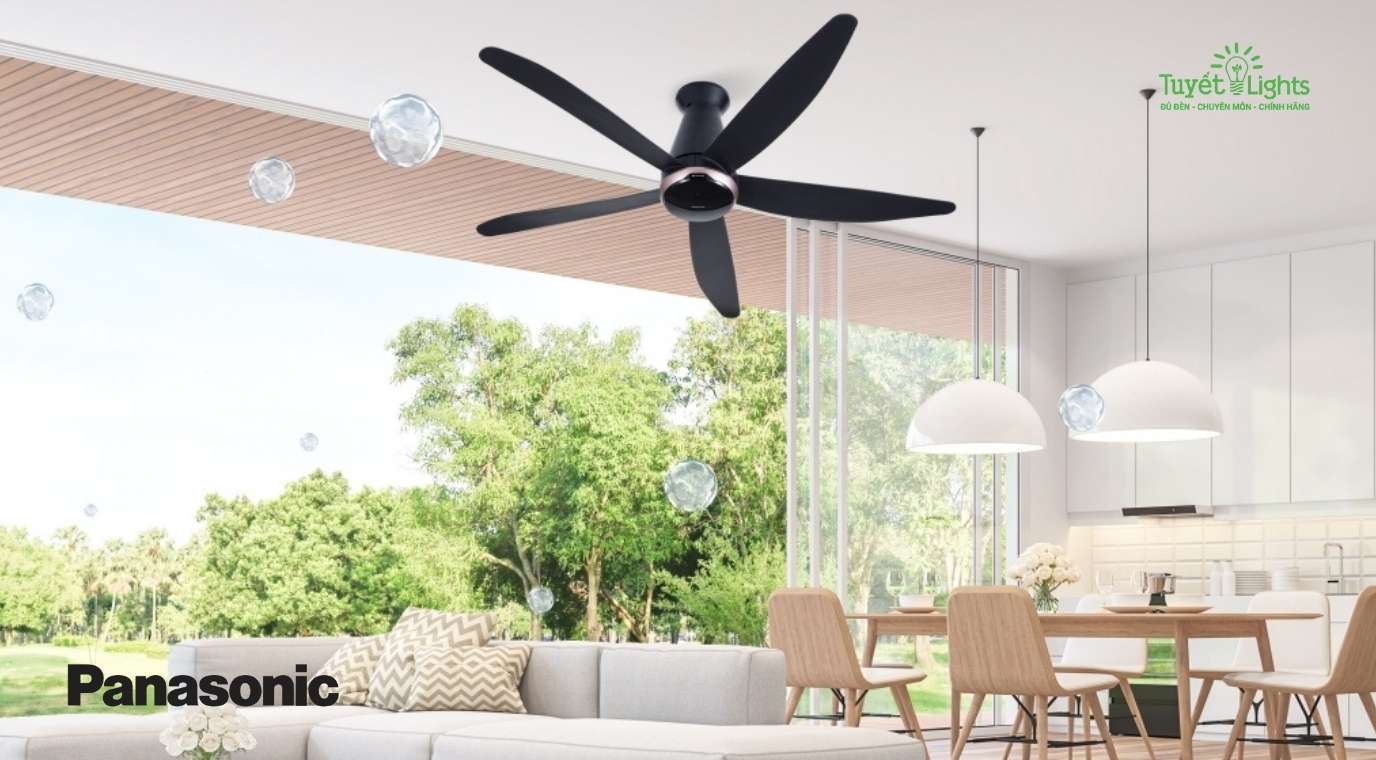 Quạt trần Panasonic F-60FEN Công nghệ nanoe™ X mang lại khả năng làm sạch vượt trội